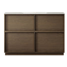Essenza 1200mm Floor Standing Vanity Cabinet – Walnut Finish - NZHomeware