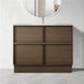 Essenza 1200mm Floor Standing Vanity Cabinet – Walnut Finish - NZHomeware