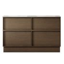 Essenza 1500mm Floor Standing Vanity Cabinet – Walnut Finish - NZHomeware
