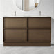Essenza 1500mm Floor Standing Vanity Cabinet – Walnut Finish - NZHomeware