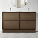 Essenza 1500mm Floor Standing Vanity Cabinet – Walnut Finish