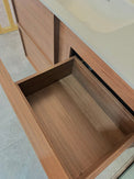 Essenza 1500mm Floor Standing Vanity Cabinet – Walnut Finish - NZHomeware