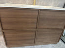 Essenza 1500mm Floor Standing Vanity Cabinet – Walnut Finish - NZHomeware