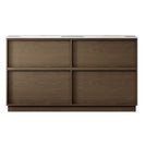 Essenza 1500mm Floor Standing Vanity Cabinet – Walnut Finish - NZHomeware