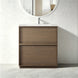 Essenza 750mm Floor Standing Vanity Cabinet – Walnut Finish - NZHomeware