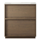 Essenza 750mm Floor Standing Vanity Cabinet – Walnut Finish - NZHomeware
