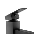 Ottimo Nero Black Tall Basin Mixer Tap Black Taps Tall Tapware - NZHomeware