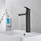 Ottimo Nero Black Tall Basin Mixer Tap Black Taps Tall Tapware - NZHomeware