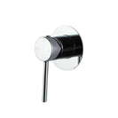 Euro 80mm Cover Polished Chrome Solid Brass Wall Mixer for Bathtub and Basin - NZHomeware