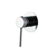 Euro 80mm Cover Polished Chrome Solid Brass Wall Mixer for Bathtub and Basin - NZHomeware