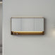 1500mm LED Mirror Cabinet - Dark Oak Finish - NZHomeware