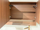 900mm LED Mirror Cabinet-Dark Oak Finish - NZHomeware