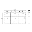 Lumina 1500mm LED Mirror Cabinet - NZHomeware