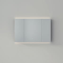 1200mm LED Mirror Cabinet - Matt White - NZHomeware