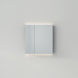 750mm LED Mirror Cabinet - Matt White - NZHomeware