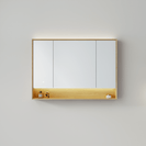 1200mm LED Mirror Cabinet - Light Oak - NZHomeware