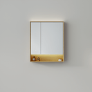 750mm LED Mirror Cabinet - Light Oak - NZHomeware