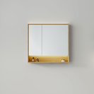 900mm LED Mirror Cabinet - Light Oak - NZHomeware
