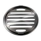 110mm Square Gunmetal Grey Brass Floor Waste Shower Grate Drain Outlet 100mm - NZHomeware