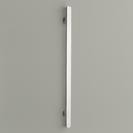 AUGETY 1000mm Brushed Nickel Heated Towel Rail Single Bar | Electric Towel Warmer - NZHomeware