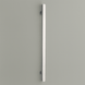AUGETY 1000mm Brushed Nickel Heated Towel Rail Single Bar | Electric Towel Warmer - NZHomeware