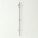 Brushed Nickel Single Heated Towel Rail 1720 x 80mm | Electric Towel Warmer - NZHomeware