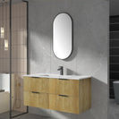 Felix 1200X465X565mm Plywood Light Oak Fluted Vanity With Flat Top Single Bowl - NZHomeware
