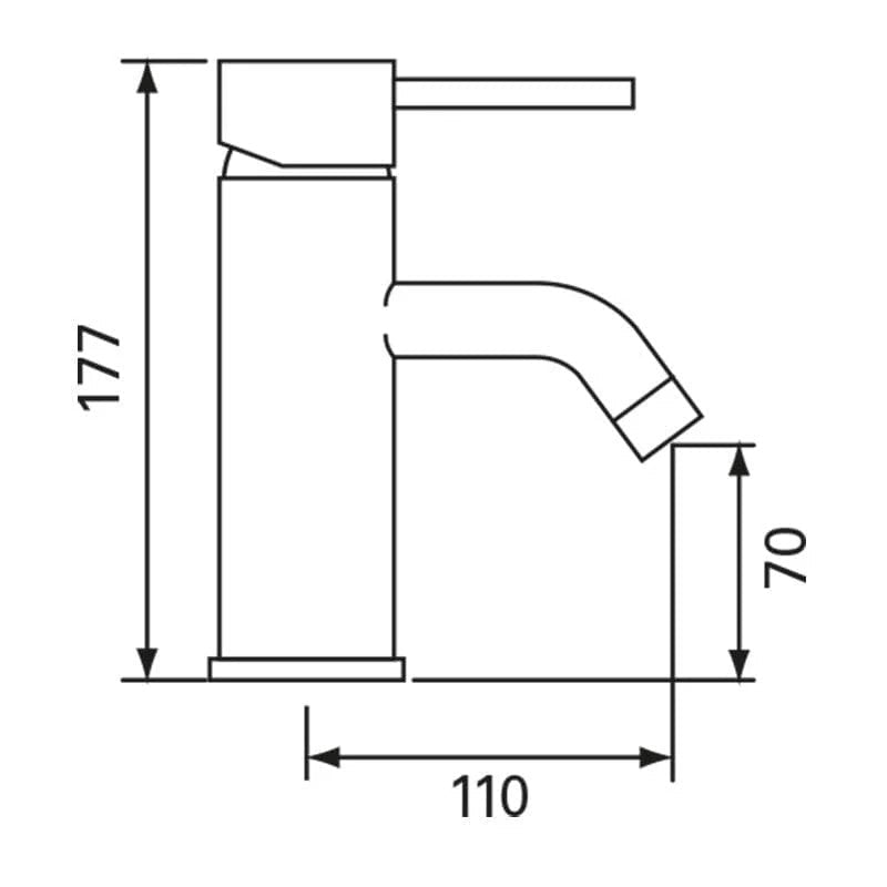 All Pressures Basin Mixer/Shower Slide/Shower Mixer Combo Set size guide 2