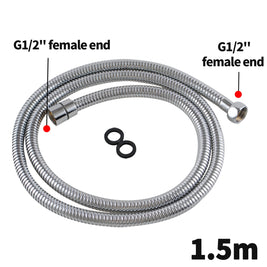 Flexible Shower Hose Chrome 1500mm - NZHomeware