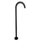 Freestanding Floor Mounted Bath Spout with Wall Mixer | Solid Brass Black Tap Set NZ - NZHomeware
