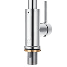 Gooseneck Pull Out LCD Display Kitchen Laundry Sink Mixer Tap 360° Swivel Chrome Faucet - NZHomeware