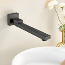 Gunmetal Grey Bath/Basin Swivel Wall Mounted Spouts Tapware Bathtub Faucet - NZHomeware