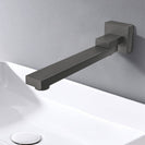 Gunmetal Grey Bath/Basin Swivel Wall Mounted Spouts Tapware Bathtub Faucet - NZHomeware