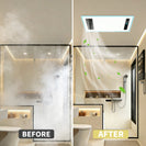Large 3 - in - 1 Bathroom Heater Fan Light | 2200W Heating + Dual Fan + LED Light | Ceiling Mounted 600mm - NZHomeware