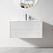 HAMPTON 900X460X580MM PLYWOOD WALL HUNG VANITY - MATTE WHITE WITH CERAMIC TOP - NZHomeware