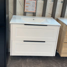 HAMPTON 900X460X580MM PLYWOOD WALL HUNG VANITY - MATTE WHITE WITH CERAMIC TOP - NZHomeware