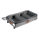 Height Adjustable Under Bed Storage Containers with Wheels Visible Cover Rolling Trolley Box Organizer for Shoes Clothes Blankets - NZHomeware