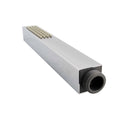 Brass Square Chrome Hand Held Shower Head With Water Hose - NZHomeware