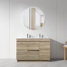 internal use - MADRID 1200 double LIGHT OAK - NZHomeware
