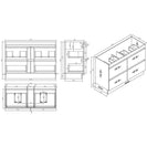 internal use - POLO 1200 double BLACK - NZHomeware