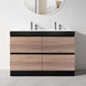 internal use - POLO 1200 double BLACK AND LIGHT OAK - NZHomeware