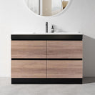 internal use - POLO 1200 single BLACK AND LIGHT OAK - NZHomeware