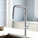 Round Pull Out Standard Kitchen/Laundry Sink Mixer Taps Swivel Kitchen Tapware - NZHomeware