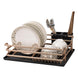 Kitchen Copper&Black Color Dish Drying Drainer Storage Rack Wire Basket 1 Tier Holder Organiser - NZHomeware