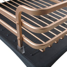Kitchen Copper&Black Color Dish Drying Drainer Storage Rack Wire Basket 1 Tier Holder Organiser - NZHomeware