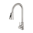 Kitchen Mixer Tap 3 - Mode Swivel Spout Pull Out Sink Faucet Brushed Nickel - NZHomeware
