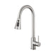 Kitchen Mixer Tap 3 - Mode Swivel Spout Pull Out Sink Faucet Brushed Nickel - NZHomeware