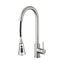 Kitchen Mixer Tap 3 - Mode Swivel Spout Pull Out Sink Faucet Brushed Nickel - NZHomeware