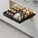 Kitchen Storage Shelf Cabinet Basket Pull Out Drawer Expandable 31 - 52cm Black - NZHomeware