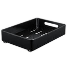 Kitchen Storage Shelf Organizer Under Cabinet Basket Pull Out Sliding Drawer Black - NZHomeware